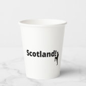 Schottland-Fußball Pappbecher (Vorderseite)