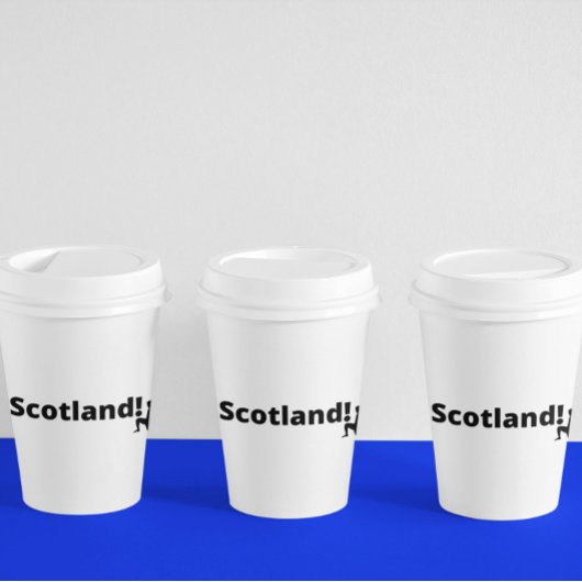 Schottland-Fußball Pappbecher