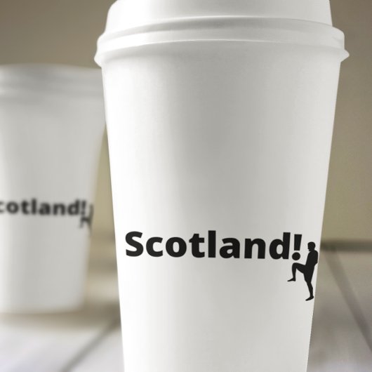 Schottland-Fußball Pappbecher