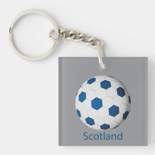 Schottland Fußball Schlüsselanhänger (Vorderseite)
