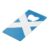 Schottland Geldkarten Flaschenöffner (Rückseite Schrägansicht)