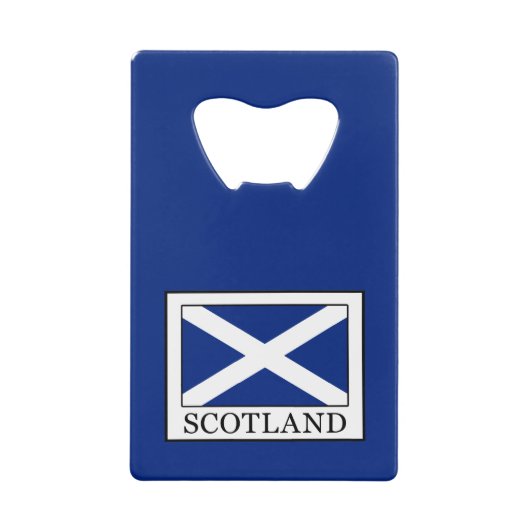 Schottland Geldkarten Flaschenöffner (Vorderseite)