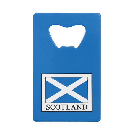 Schottland Geldkarten Flaschenöffner (Vorderseite)