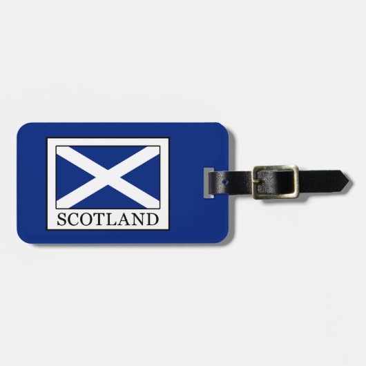 Schottland Gepäckanhänger (Vorderseite horizontal)