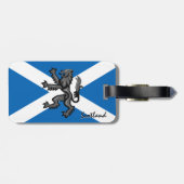 Schottland Gepäckmarken, Rampant, Schottische Flag Gepäckanhänger (Rückseite horizontal)