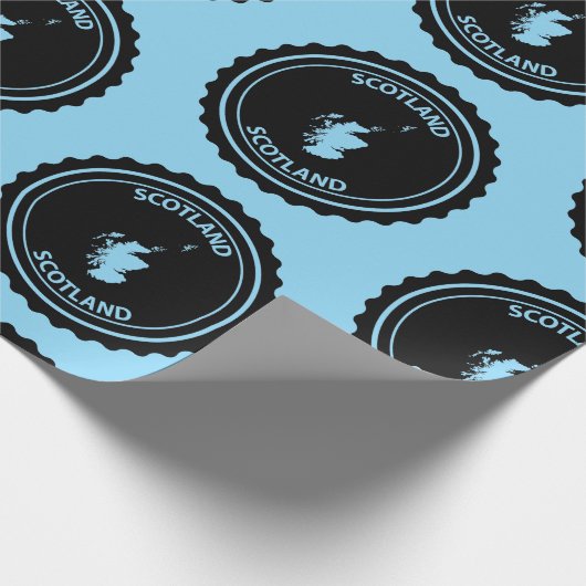 Schottland Geschenkpapier (Ecke)