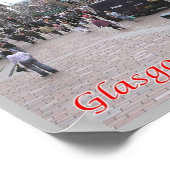 Schottland - Glasgow - Buchanan Street - Poster (Ecke)