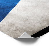 Schottland Grunge Style Flag Poster (Ecke)