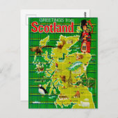 Schottland Grußkarte Postkarte (Vorne/Hinten)