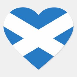 Schottland Herz-Aufkleber