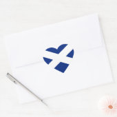 Schottland Herz-Aufkleber (Umschlag)