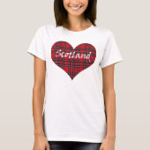 Schottland-Herztartan-T - Shirt (Vorderseite)