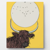 Schottland Highland Cow Fotoplatte (Vorderseite)