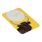 Schottland Highland Cow Magnet (Rechte Seite)