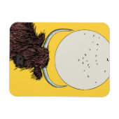 Schottland Highland Cow Magnet (Horizontal)