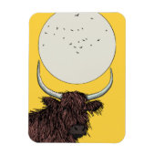 Schottland Highland Cow Magnet (Vertikal)