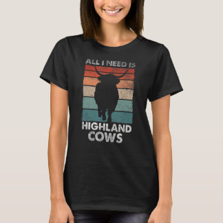 Schottland Highland Cow Schottland Highlander Catt T-Shirt