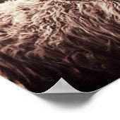 Schottland Highland Longhorn Langhaarkuh Poster (Ecke)