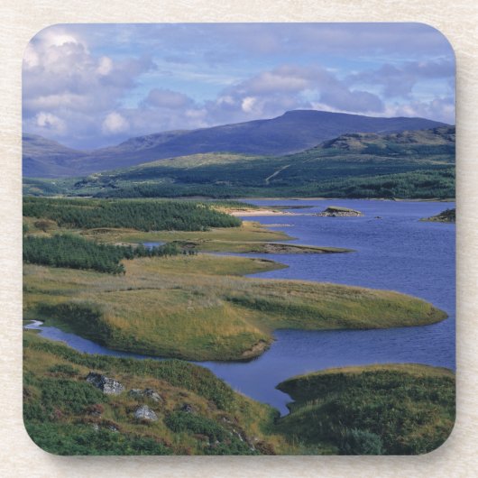Schottland, Highland, Wester Ross, Loch Garry. Ein Getränkeuntersetzer (Vorderseite)