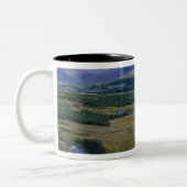 Schottland, Highland, Wester Ross, Loch Garry. Ein Zweifarbige Tasse (Links)