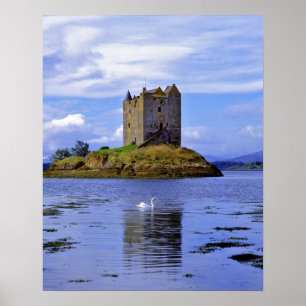 Schottland, Highland, Wester Ross, Loch Linnhe.A Poster