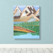 Schottland Highlands 3 Leinwand (Insitu (Holzboden))