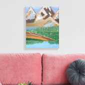 Schottland Highlands 3 Leinwand (Insitu (Wohnzimmer))