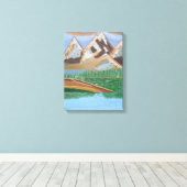 Schottland Highlands 3 Leinwand (Insitu (Holzboden))