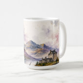 Schottland Highlands Ästhetik, Jesaja 53:5 Bibel Kaffeetasse (VorderseiteRechts)