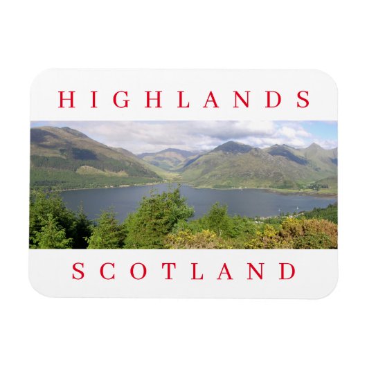 Schottland Highlands View Kühlschrankmagnet Magnet (Horizontal)