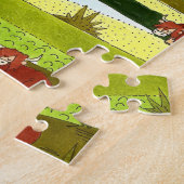 Schottland Hochlandkühe im Herbstfeld Puzzle (Seite)