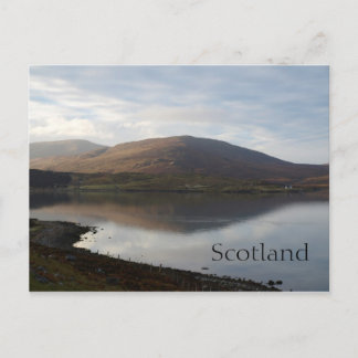 Schottland-Hochlandschaft Postkarte