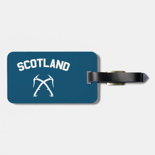 Schottland Ice Climbing Gepäckanhänger (Rückseite horizontal)