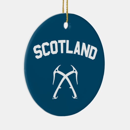 Schottland Ice Climbing Keramik Ornament (Rechts)