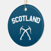 Schottland Ice Climbing Keramik Ornament (Links)