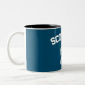 Schottland Ice Climbing Zweifarbige Tasse (Links)