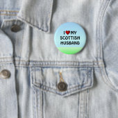 Schottland: ICH LIEBE MEINE SCHOKTISH-HUSBAND-Tast Button (Beispiel)