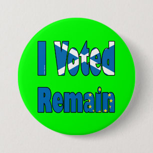 Schottland "ich Voted bleibe" EU-Referendum Button
