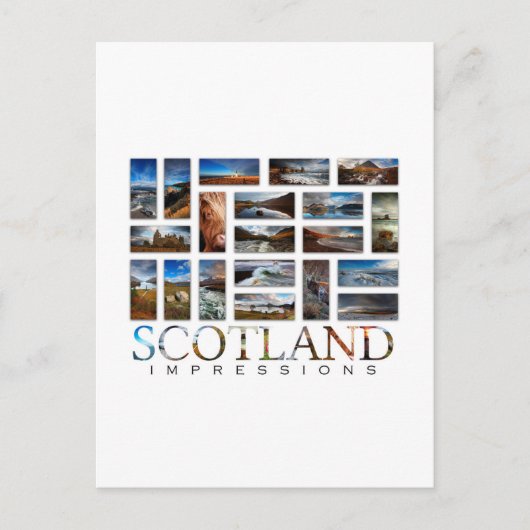 Schottland Impressionen Postkarte (Vorderseite)