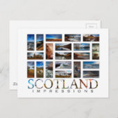 Schottland Impressionen Postkarte (Vorne/Hinten)