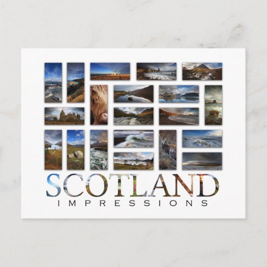 Schottland Impressionen Postkarte (Vorderseite)