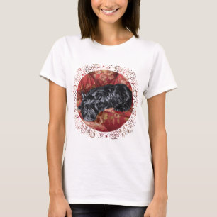 Schottland in einem großen roten Stuhl T-Shirt