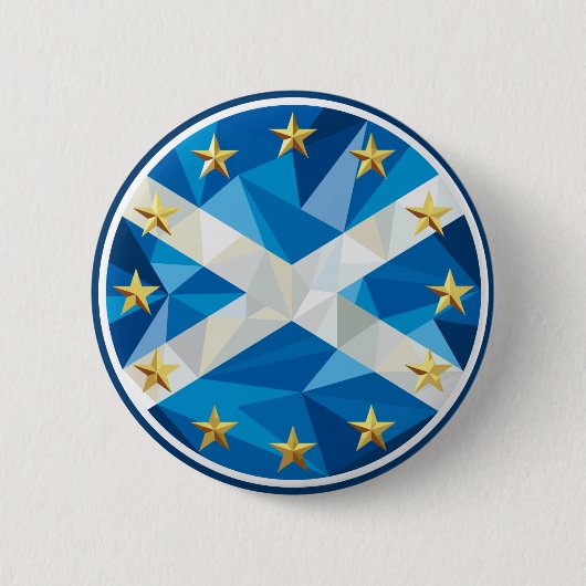 Schottland in EU-Abzeichen Button (Vorderseite)