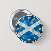 Schottland in EU-Abzeichen Button (Vorne & Hinten)