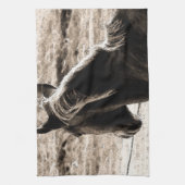 Schottland in Sepia Geschirrtuch (Vertikal)