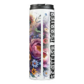 Schottland in Sunlit Blooms Thermosbecher (Rückseite)