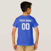 Schottland Individuelle Name und Anzahl Fußball T-Shirt (Schwarz voll)