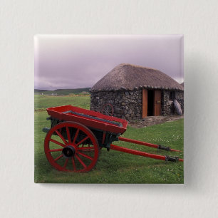 Schottland, Insel Skye, Kilmuir. Ländliche Landsch Button