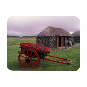 Schottland, Insel Skye, Kilmuir. Ländliche Landsch Magnet