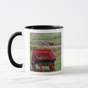 Schottland, Insel Skye, Kilmuir. Nutztiere Tasse